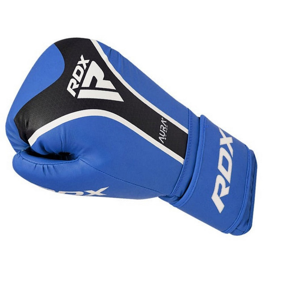 Боксерские перчатки AURA PLUS T-17 RDX Inc Limited BGR-T17UB-14OZ+ Blue/Black 14 унций (капа в комплекте)