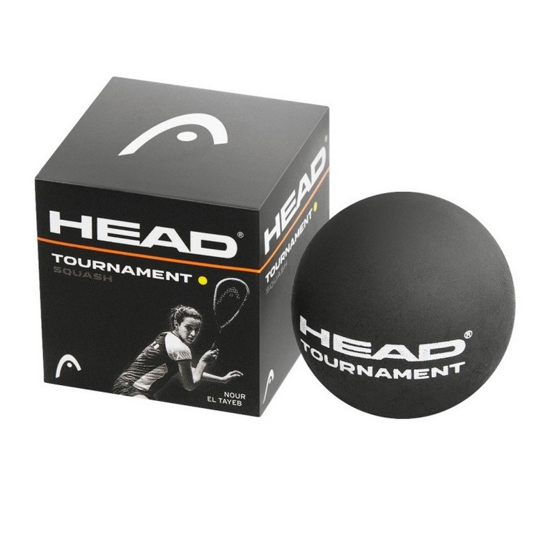 М'яч для сквошу Tournament Squash Ball Bk Head 287-326 чорний, гумовий