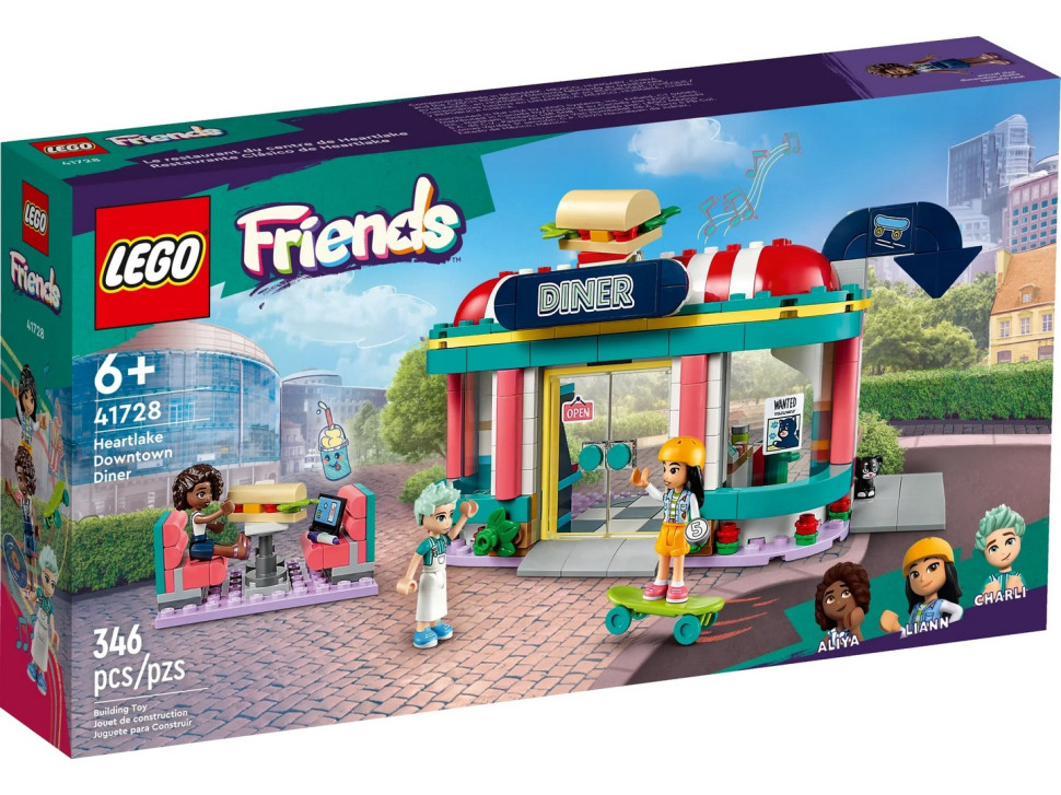 Конструктор LEGO Friends Хартлейк Сити: ресторанчик в центре города 41728
