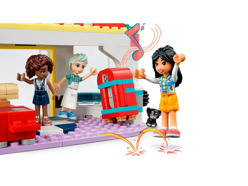 Конструктор LEGO Friends Хартлейк Сити: ресторанчик в центре города 41728