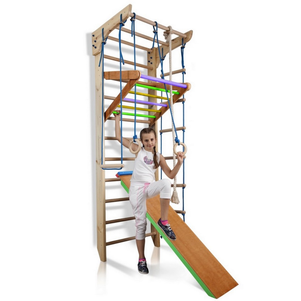 Спортивный уголок SportBaby «Kinder 3-240» с доской для пресса