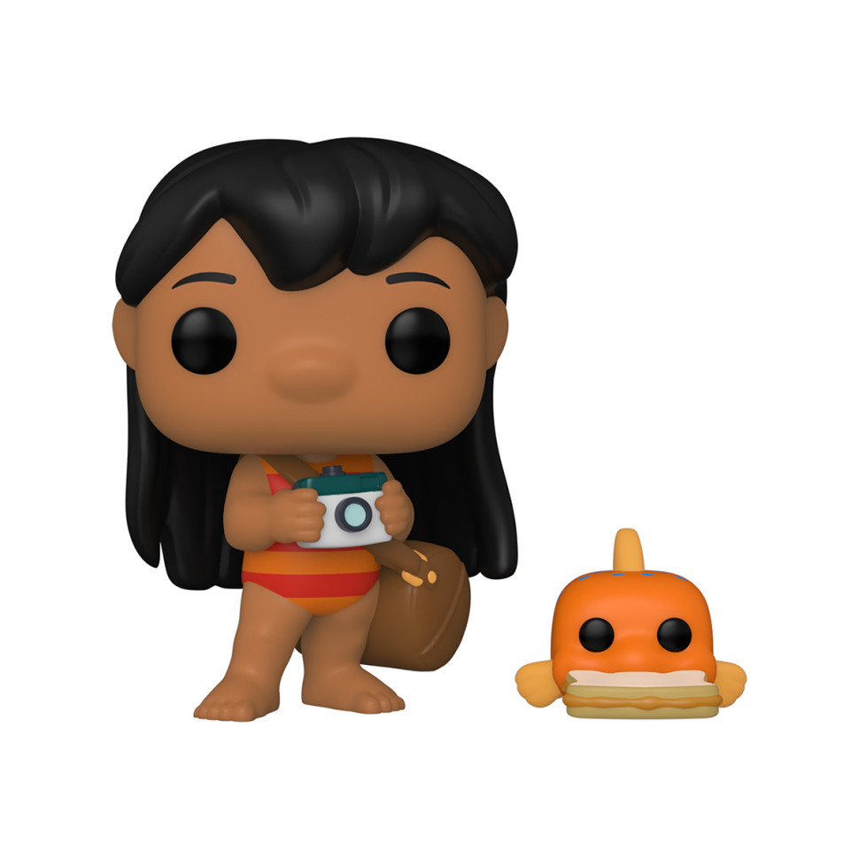 Игровая фигурка Funko POP! серии Лило и Стич - Лило с рыбкой 55621