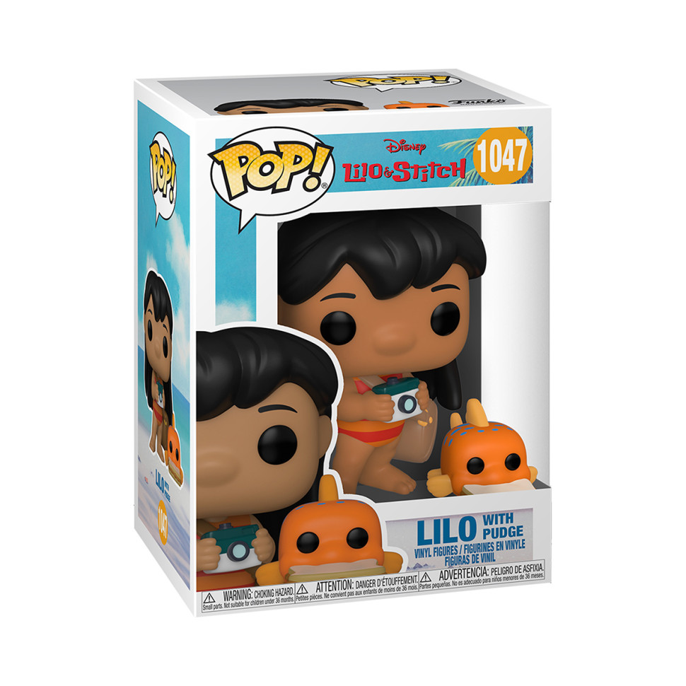 Игровая фигурка Funko POP! серии Лило и Стич - Лило с рыбкой 55621