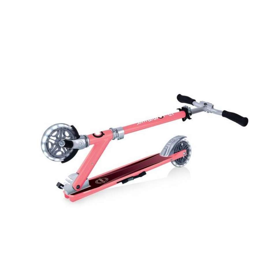 Самокат FLOW ELEMENT LIGHTS GLOBBER 721-177 розовый, колеса с подсветкой