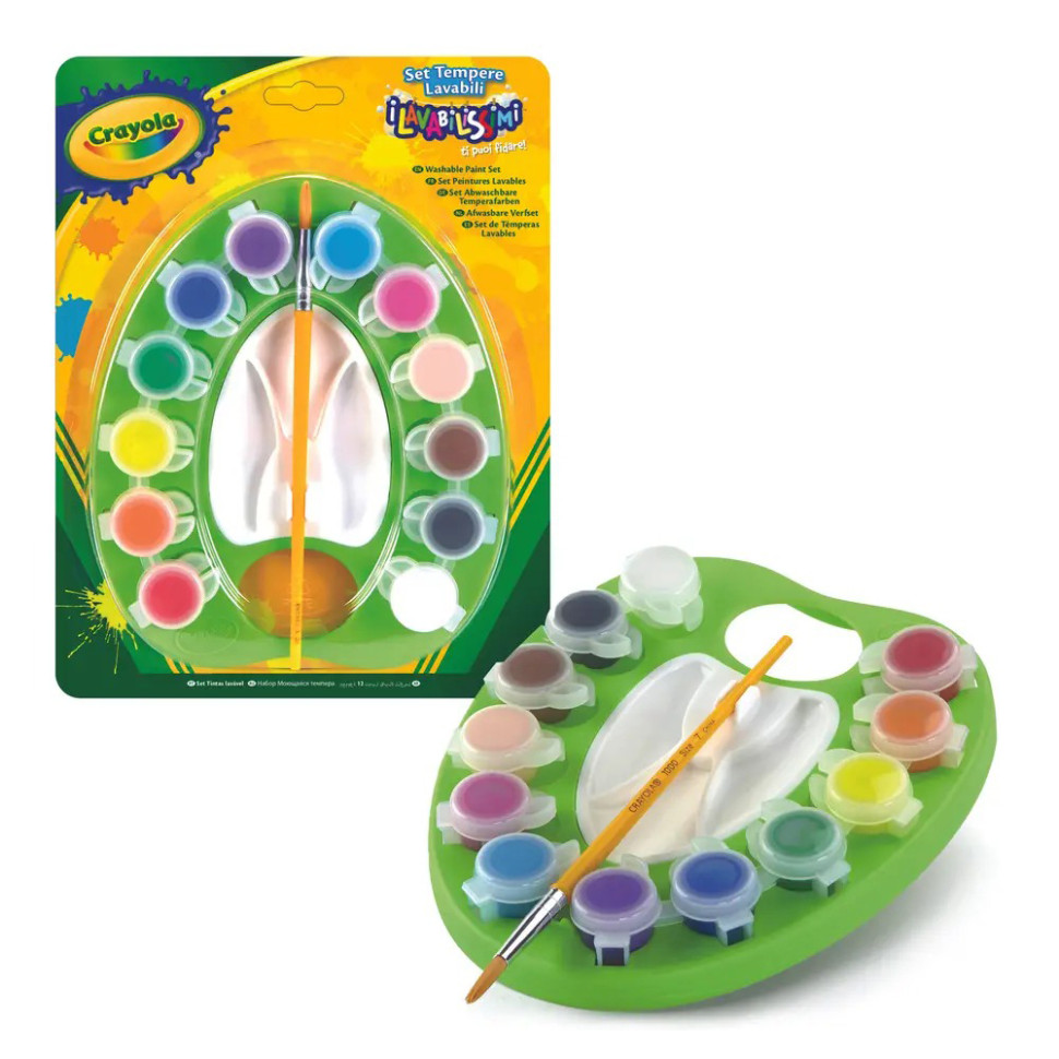 Набор постерных красок Crayola 54-1066 с палитрой и кисточкой
