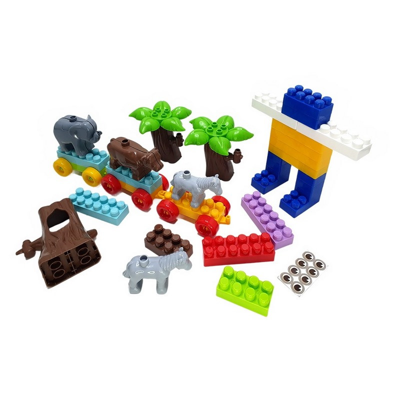 Дитячий блочний конструктор Doloni 013999/03 у пластиковому боксі, 252 деталі