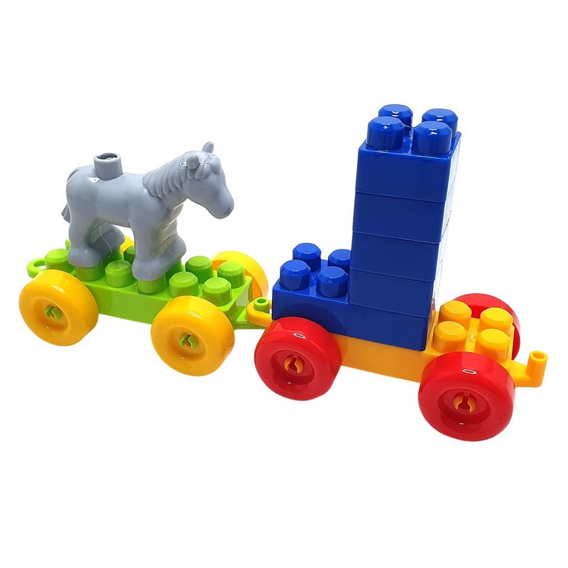 Дитячий блочний конструктор Doloni 013999/03 у пластиковому боксі, 252 деталі