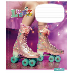Тетрадь ученическая "Lucku Vibes" Школярик 024-3360K-2 в клетку, 24 листов