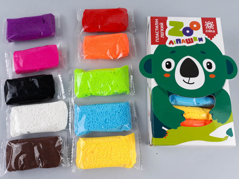 Пластилін легкий ZOOліпашки 