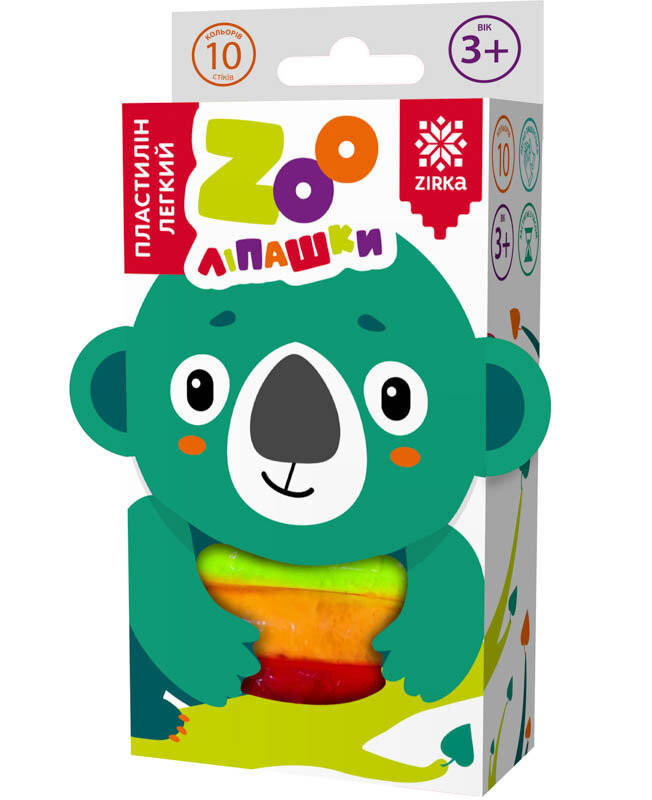 Пластилін легкий ZOOліпашки 