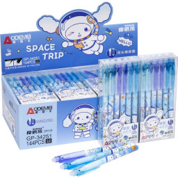 Ручка "Пишет-Стирает" Bambi 34251 (116032) синяя, в упаковке 12 штук