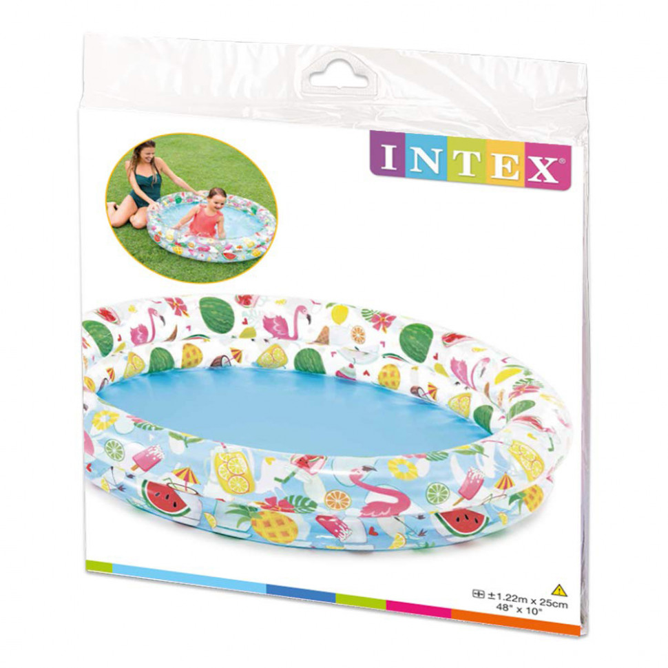 Детский надувной бассейн 59421 Intex 122х25 см. 