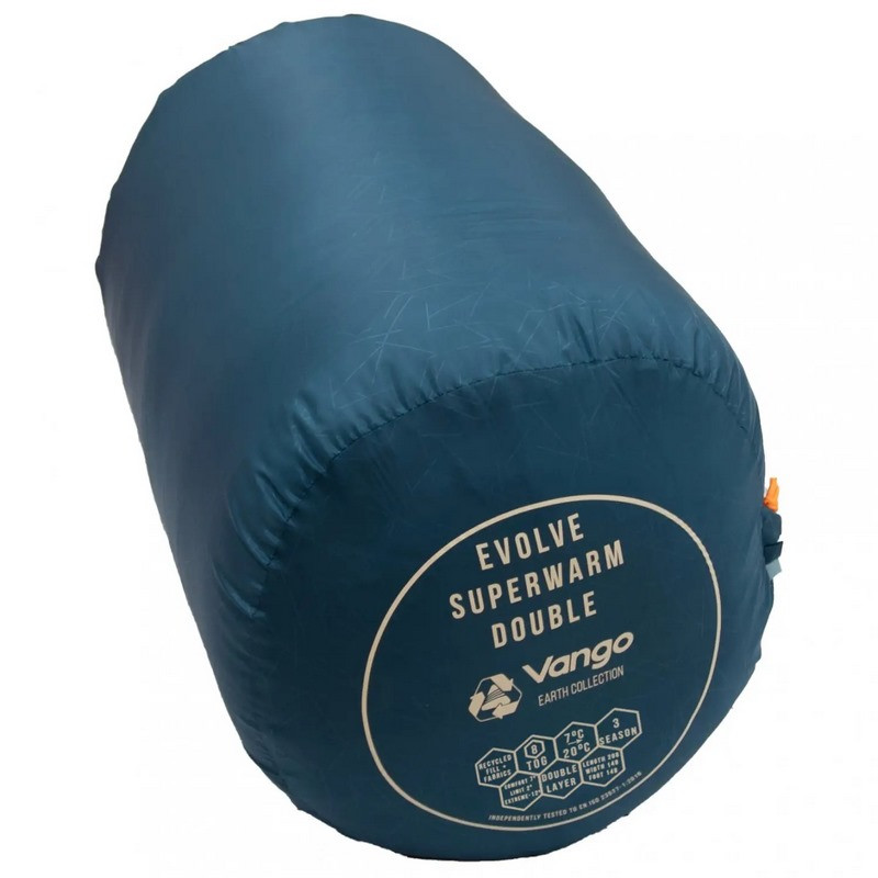 Спальный мешок Evolve Superwarm Double Vango 929159 Moroccan Blue, Twin