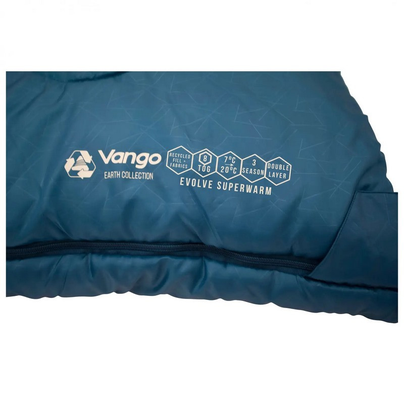 Спальный мешок Evolve Superwarm Double Vango 929159 Moroccan Blue, Twin