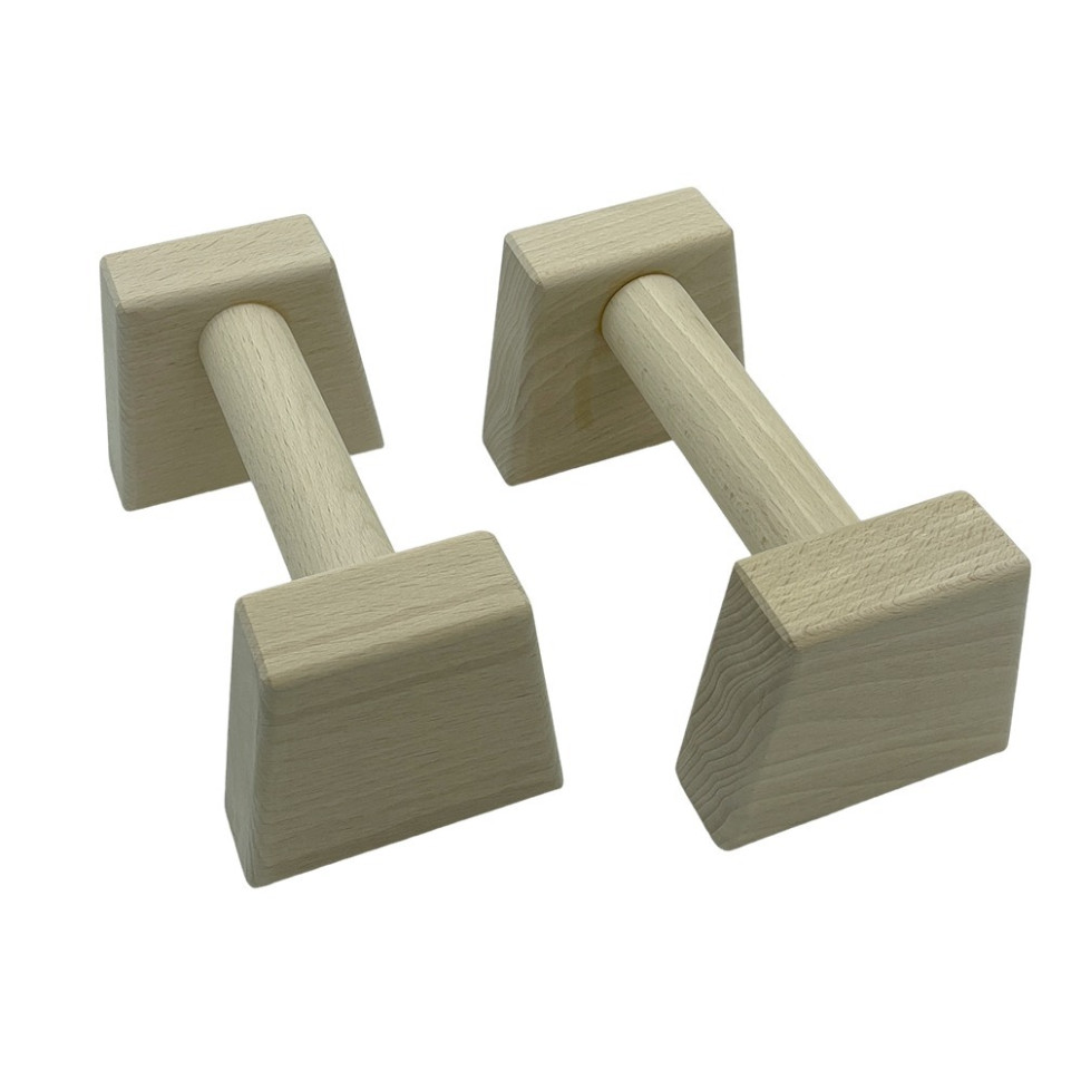 Паралетсы, упоры для отжимания деревянные Wood Gym Push Up Newt NE-WD-20 из бука 20 см 2 шт