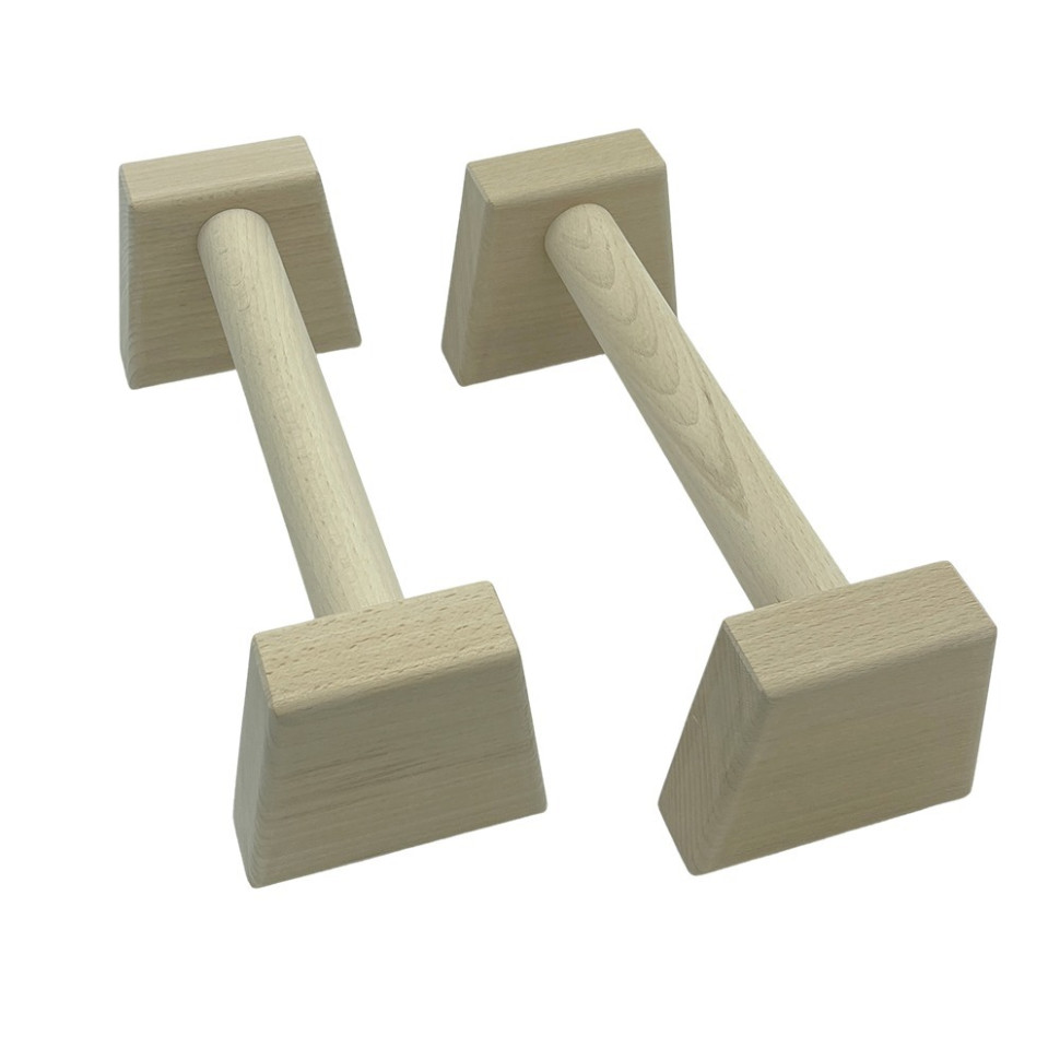 Паралетсы, упоры для отжимания деревянные Wood Gym Push Up Newt NE-WD-20 из бука 20 см 2 шт