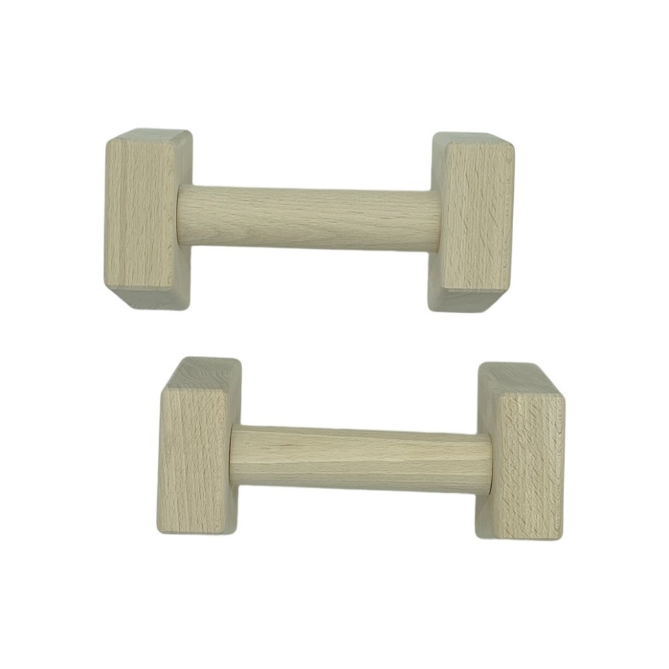 Паралетсы, упоры для отжимания деревянные Wood Gym Push Up Newt NE-WD-20 из бука 20 см 2 шт
