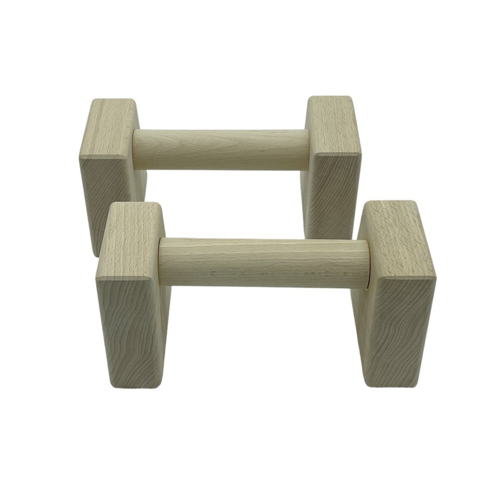 Паралетсы, упоры для отжимания деревянные Wood Gym Push Up Newt NE-WD-20 из бука 20 см 2 шт
