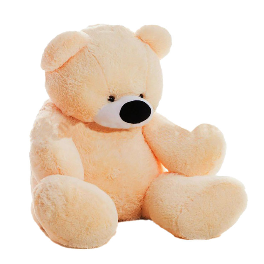 Мягкая игрушка Alina Toys большой мишка Бублик 140 см персиковый 5784708ALN