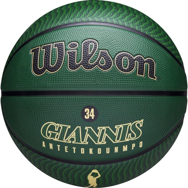 Мяч баскетбольный NBA PLAYER ICON OUTDOOR BSKT GIANNIS Wilson WZ4006201XB7 №7