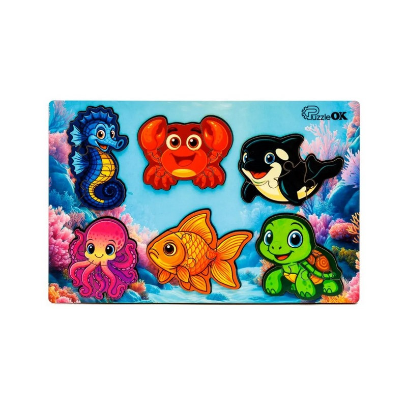 Дерев'яний пазл-вкладиш 