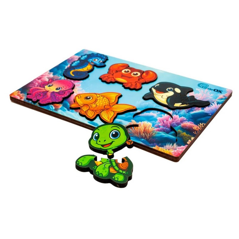 Дерев'яний пазл-вкладиш 