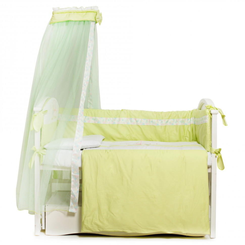 Комплект постельного белья в кроватку Kids Twins  4080-A-025-06, 7 элементов