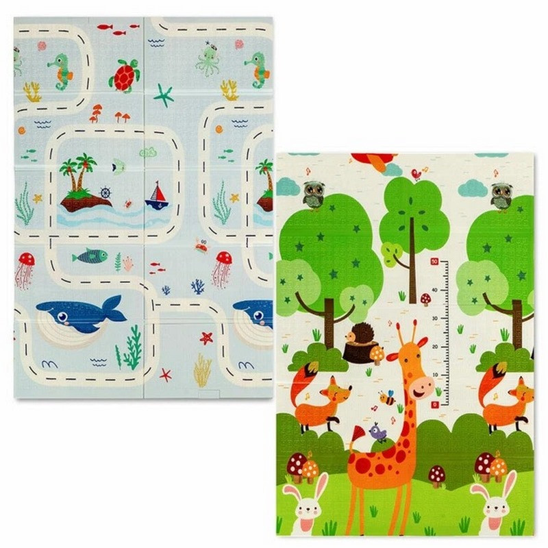 Детский термоковрик двухсторонний Sticker Wall SW-00003030, 117 х 177 х 0,8 см