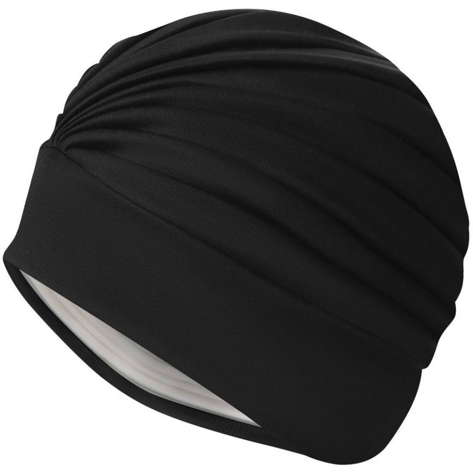 Шапка для плавання TURBAN CAP Aqua Speed 245-07 чорний, OSFM
