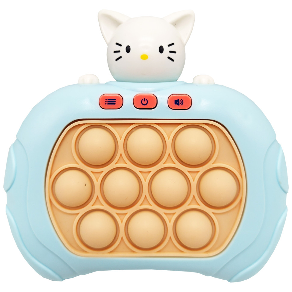 Електронна приставка Pop It консоль Quick Push Puzzle Game Fast Bambi 01-06-04(Blue) антистрес