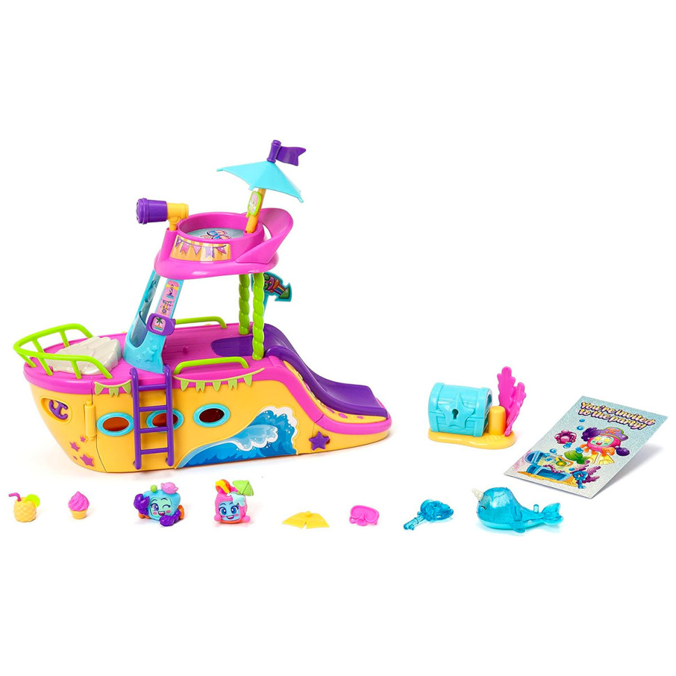 Игровой набор Вечеринка на яхте Moji Pops PMPSP112IN30 яхта, 2 фигурки, аксессуары