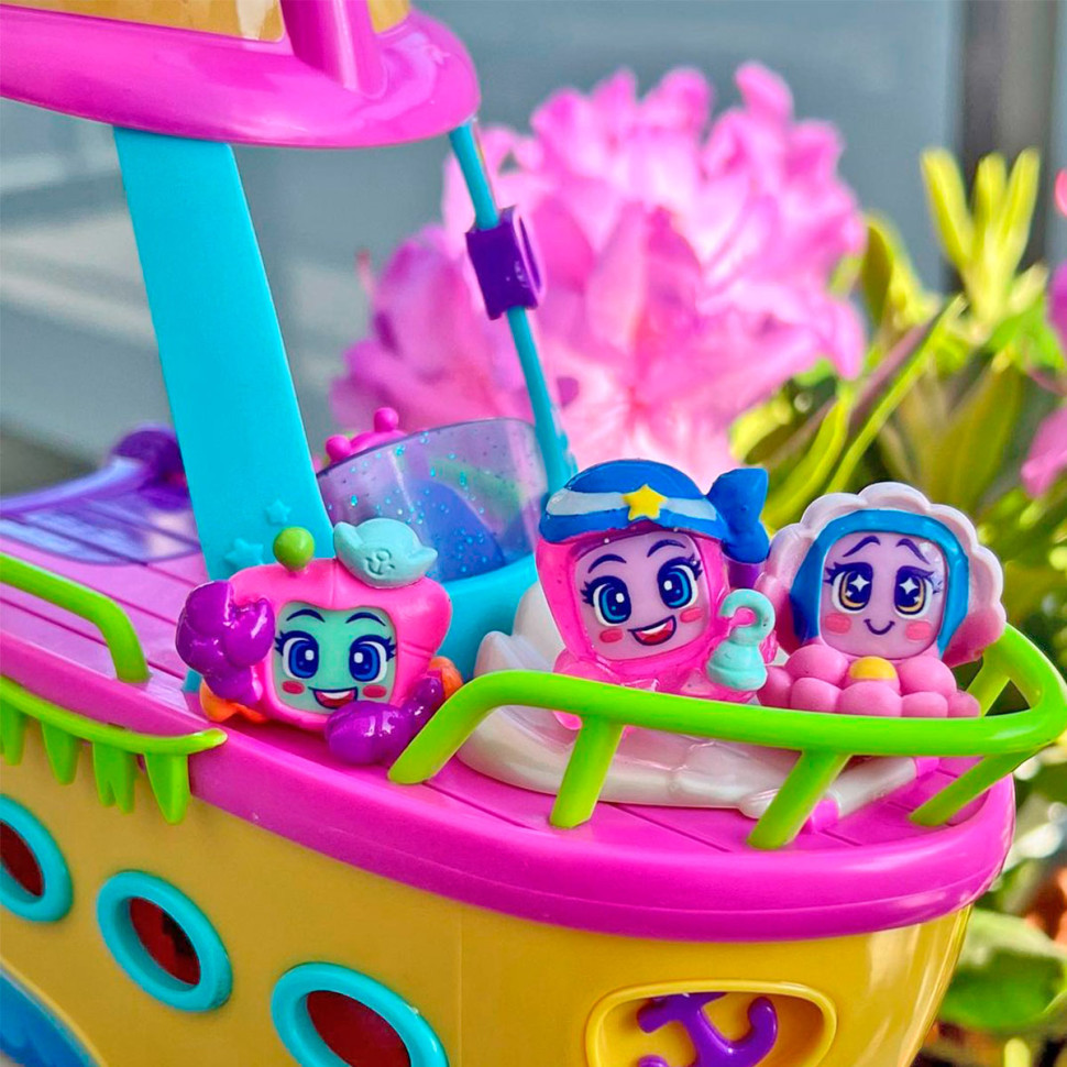 Игровой набор Вечеринка на яхте Moji Pops PMPSP112IN30 яхта, 2 фигурки, аксессуары