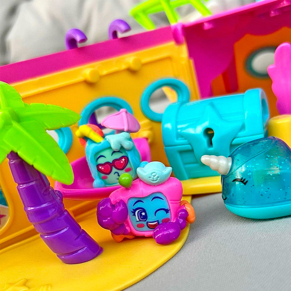 Игровой набор Вечеринка на яхте Moji Pops PMPSP112IN30 яхта, 2 фигурки, аксессуары