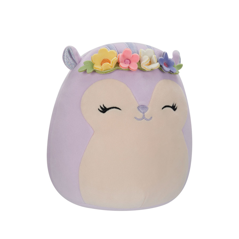 М'яка іграшка Білка Сідні у віночку Squishmallows SQER00828, 19 см