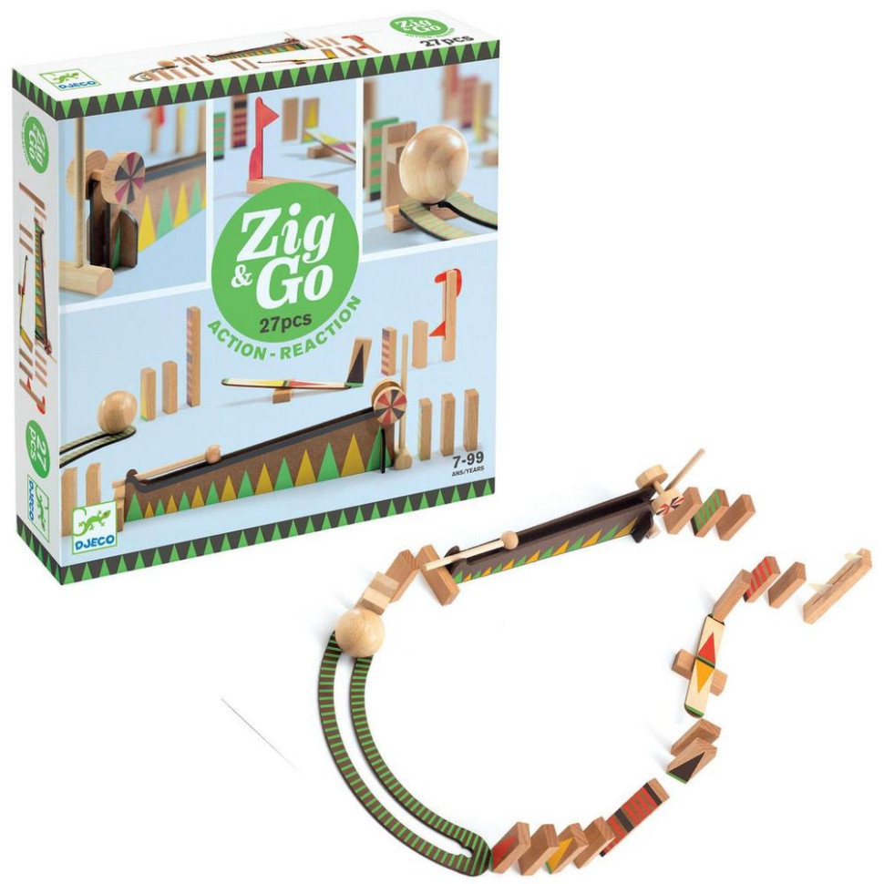 Конструктор DJECO DJ05641 Zig & Go - 27 деталей