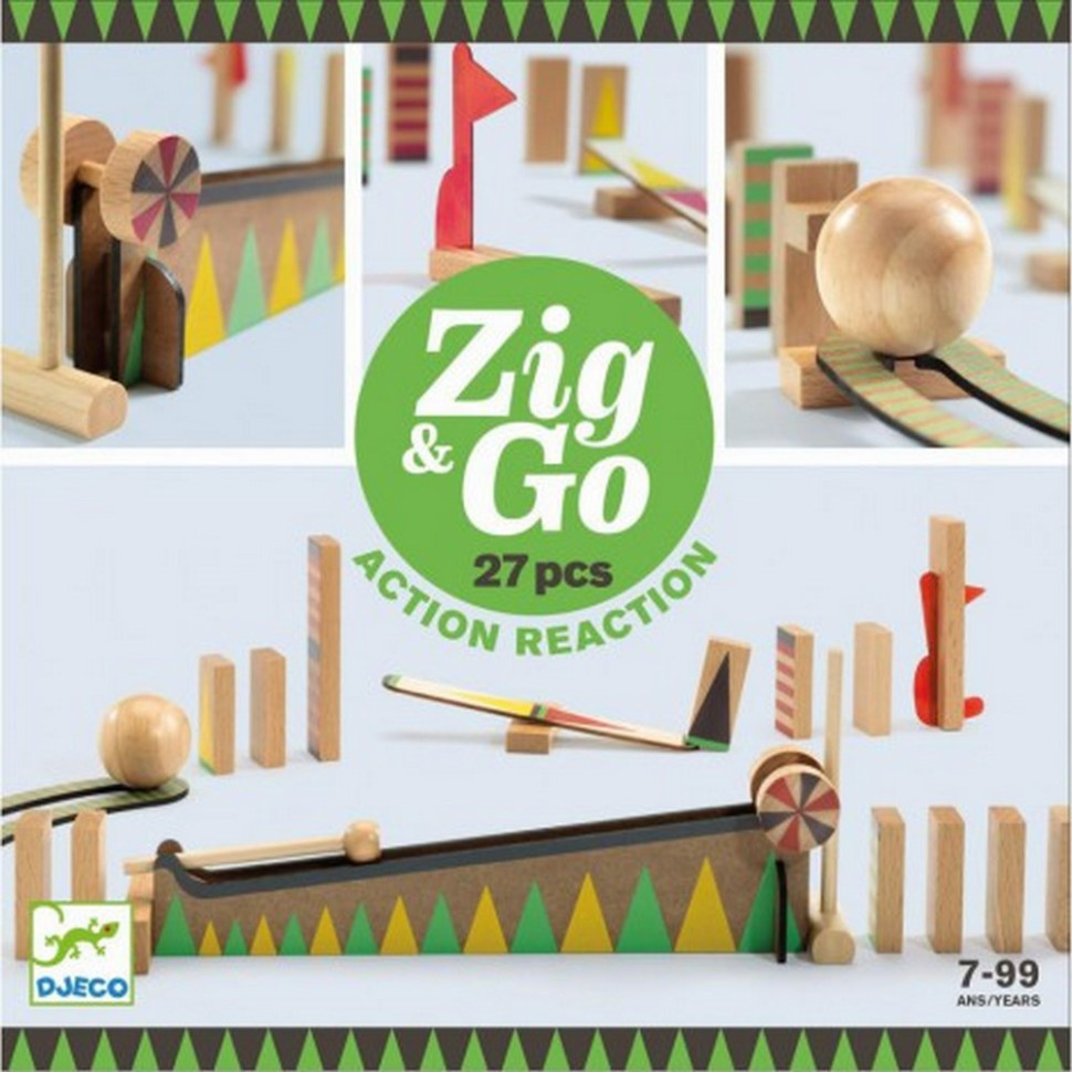Конструктор DJECO DJ05641 Zig & Go - 27 деталей