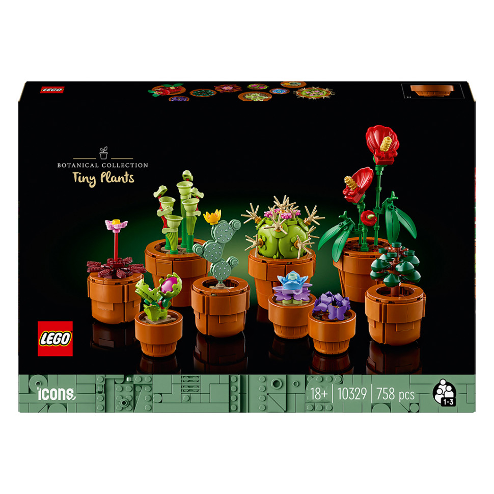 Конструктор LEGO Icons Маленькие цветы 10329, 758 деталей