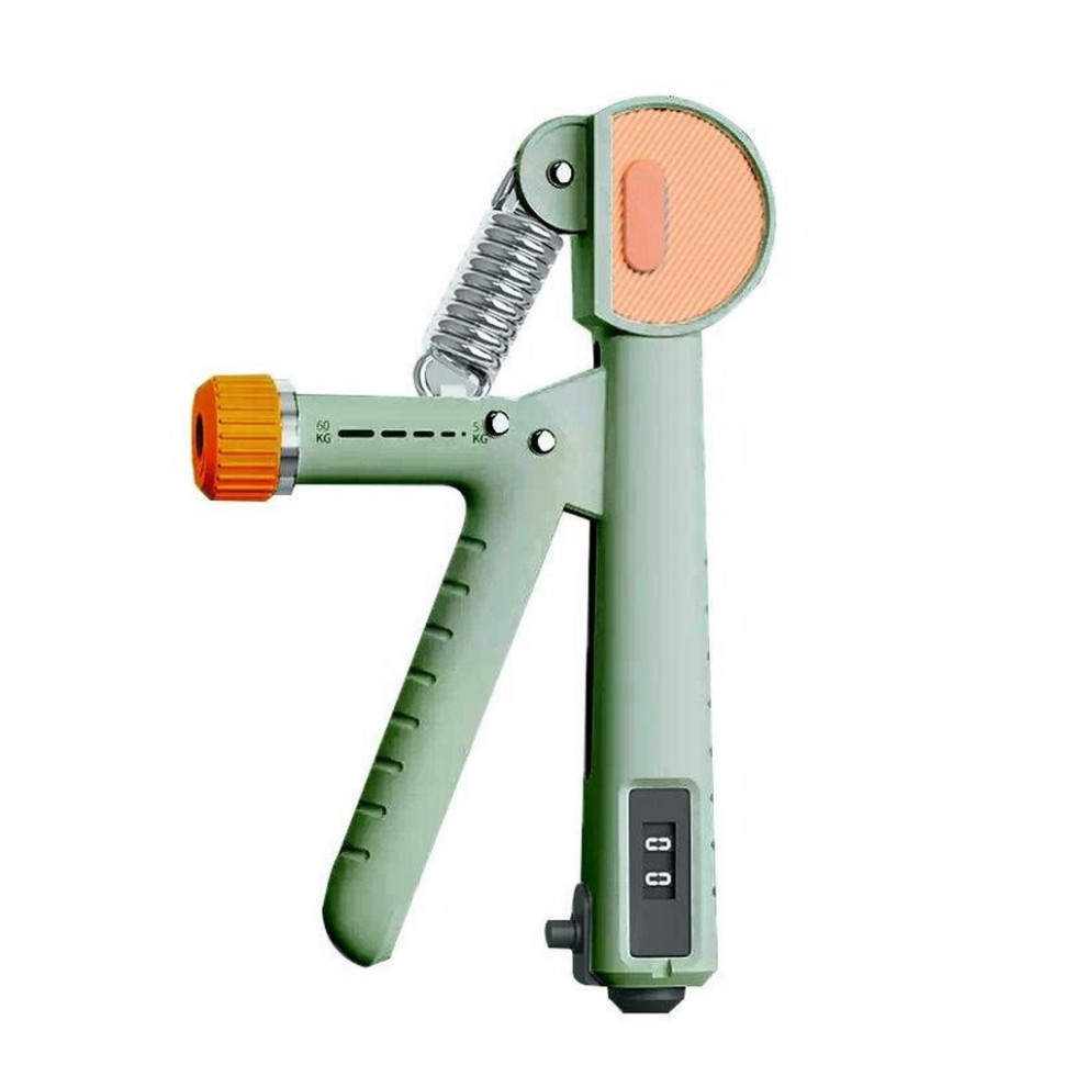 Эспандер кистевой со счетчиком PP-4401 PowerPlay PP_4401_Green 10-60 кг, с регулируемой нагрузкой