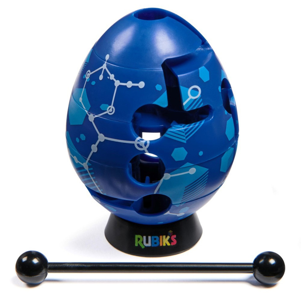 Развивающая Головоломка Смарт-яйцо Rubik's 6071681(Blue) палочка, подставка