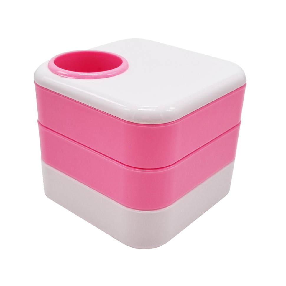 Стакан для ручек COLOR-IT 568 пластиковый 10х10х9 см