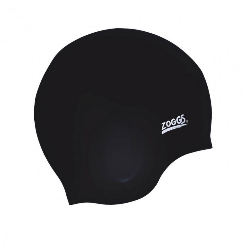 Шапочка для плавания Ultra-fit Silicone Cap Zoggs 300767.BK, черная