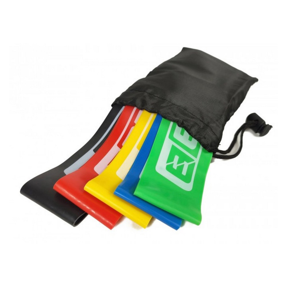 Набор резинок для фитнеса EasyFit EF-1813, 5 шт