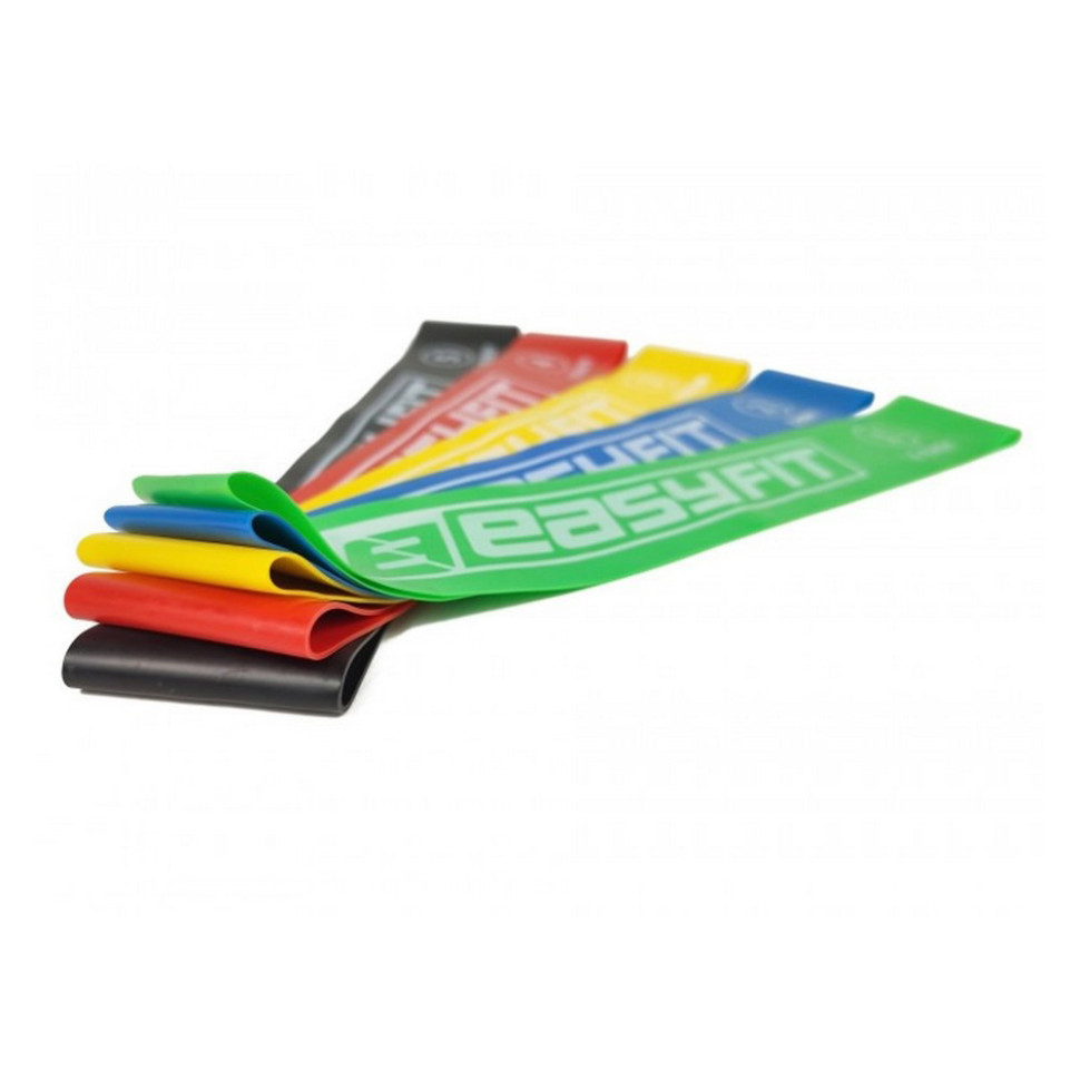 Набор резинок для фитнеса EasyFit EF-1813, 5 шт