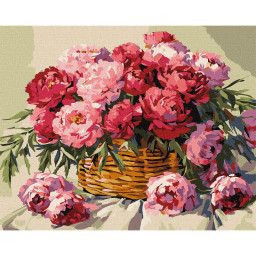 Картина по номерам "Мелодия цветения" Идейка KHO3304, 40x50 см