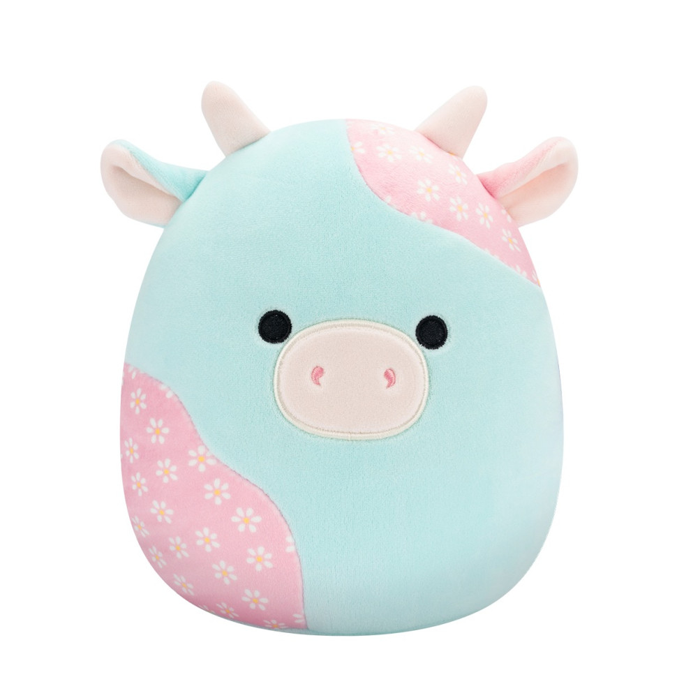 Дитяча м'яка іграшка М'ятна пастельна корівка Squishmallows SQER01209, 19 см