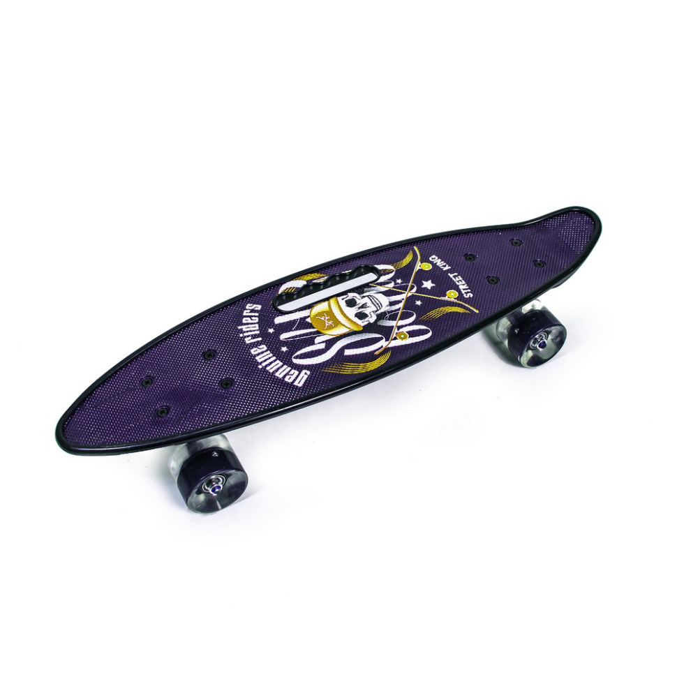 Скейт Penny Board «Street King» Bambi 1475645295 колеса зі світлом 70 кг
