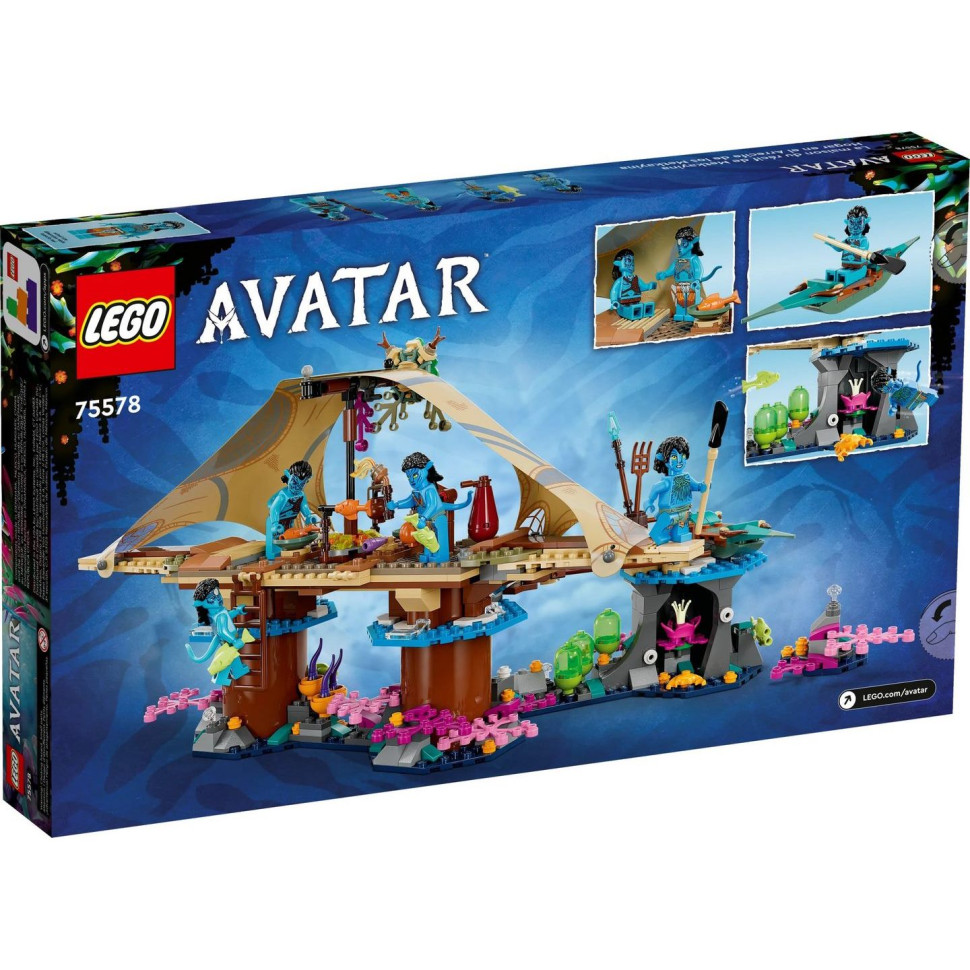 Конструктор LEGO Avatar Дом Меткаина в рифах 75578