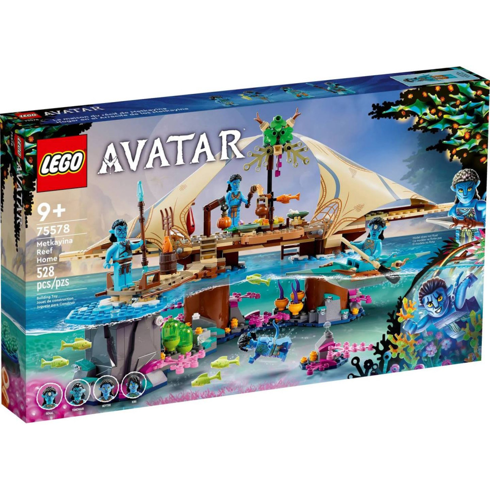 Конструктор LEGO Avatar Дом Меткаина в рифах 75578