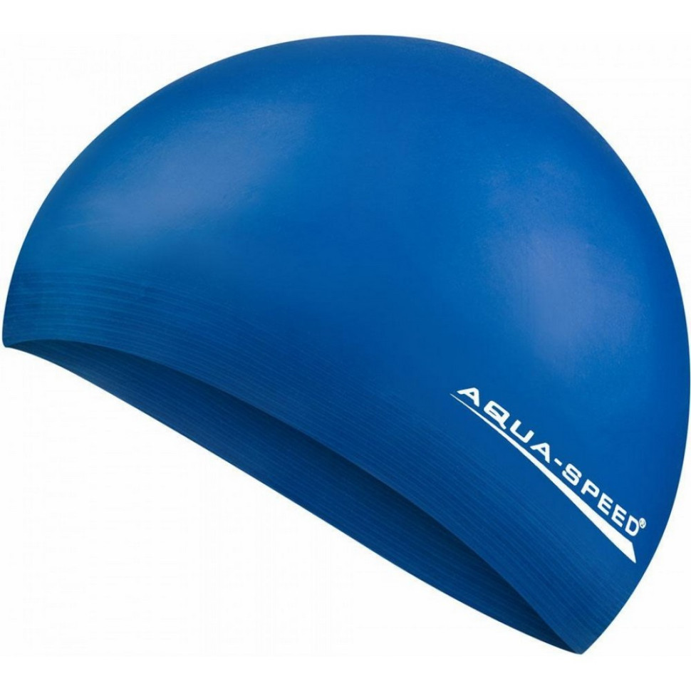 Шапка для плавания SOFT LATEX 5725 Aqua Speed 122-02 темно-синий, OSFM