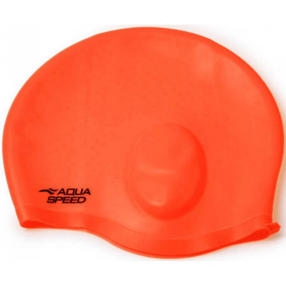 Шапочка для плавання EAR CAP Comfort 9896 Aqua Speed 289-75 червоний, OSFM